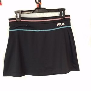 Fila sport skort black skirt and shorts in one S